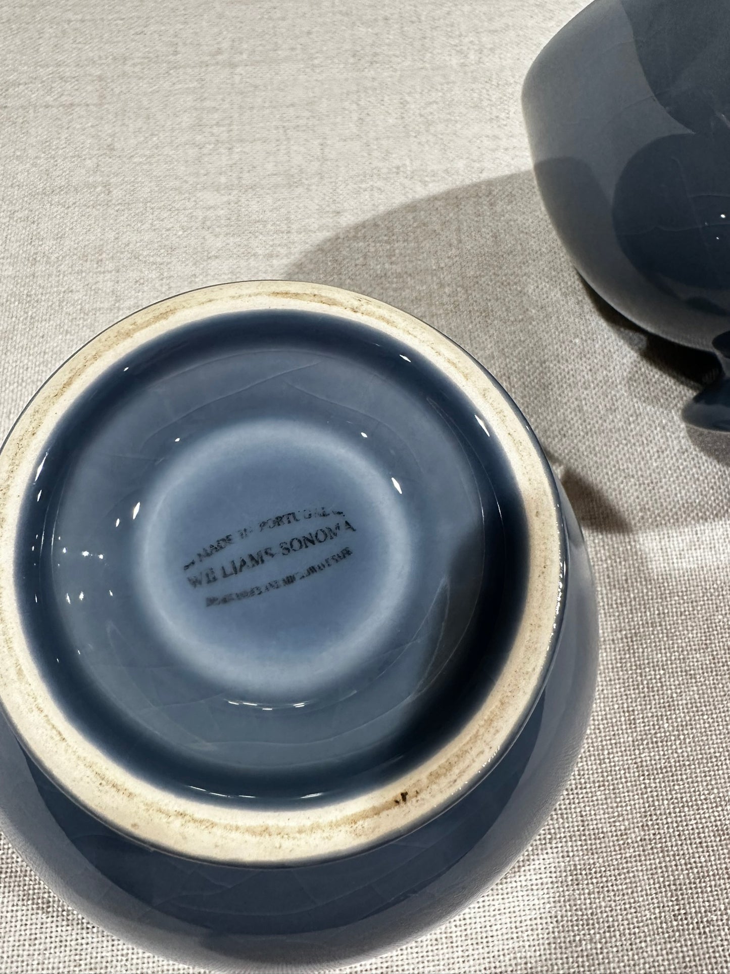 Williams Sonoma Blue Footed Bowl | Made in Portugal (Sold Individually)