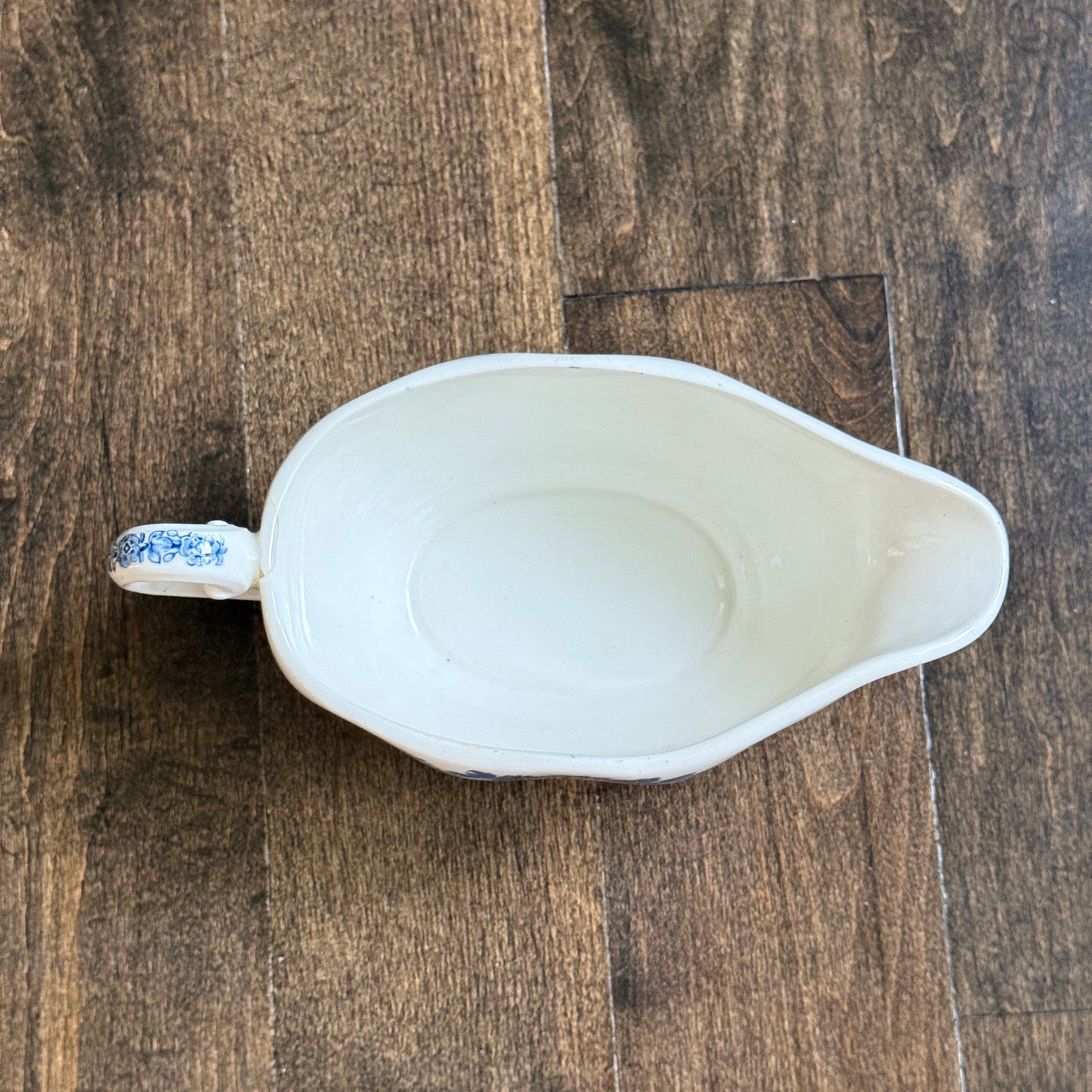 Liberty Blue Gravy Boat with Underplate | Historic Colonial Scenes | Staffordshire Transferware Made in England