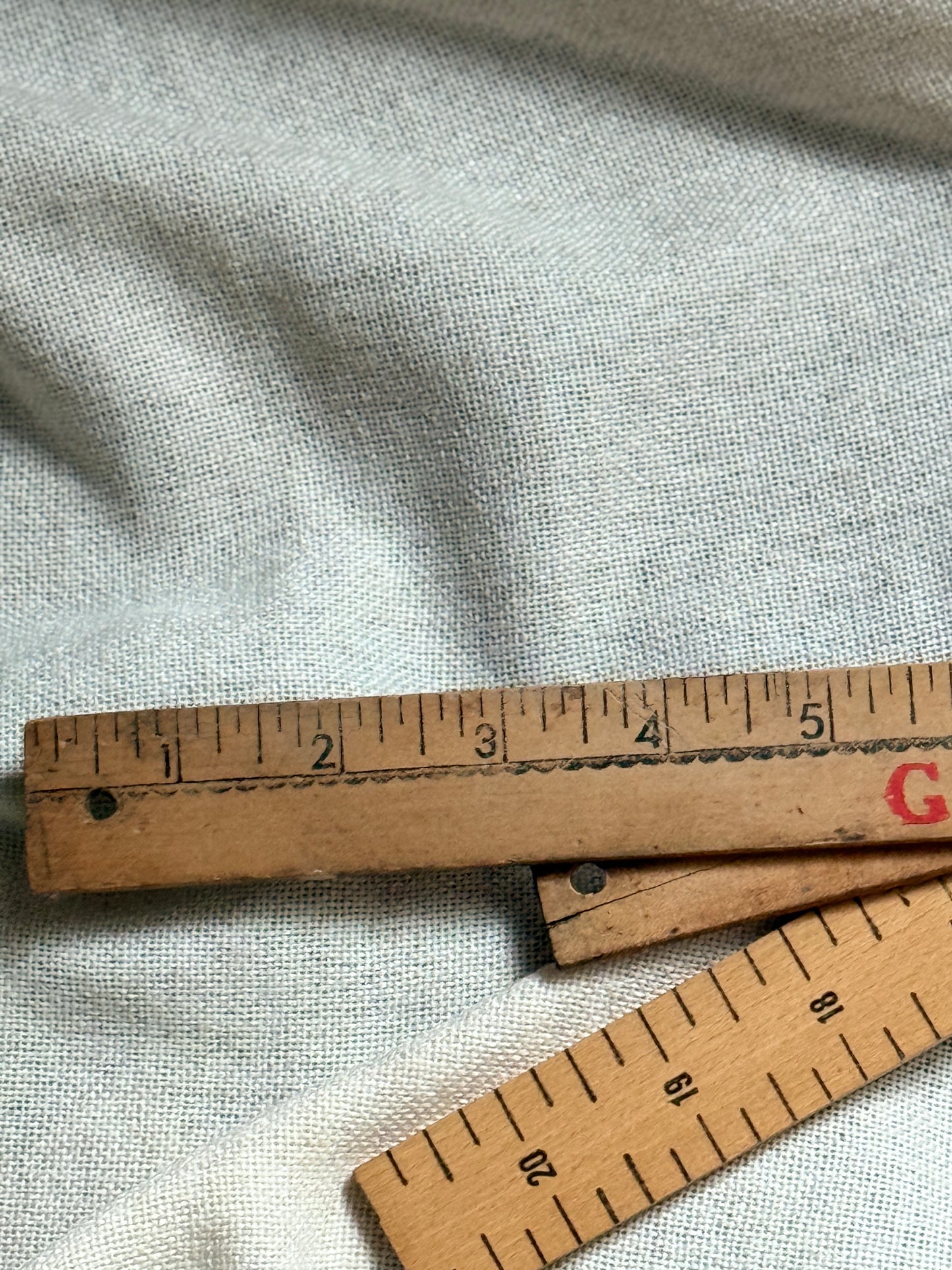 Bundle of 3 Vintage Wooden Rulers | Advertising Yardstick Pieces | Mid-Century School Supplies