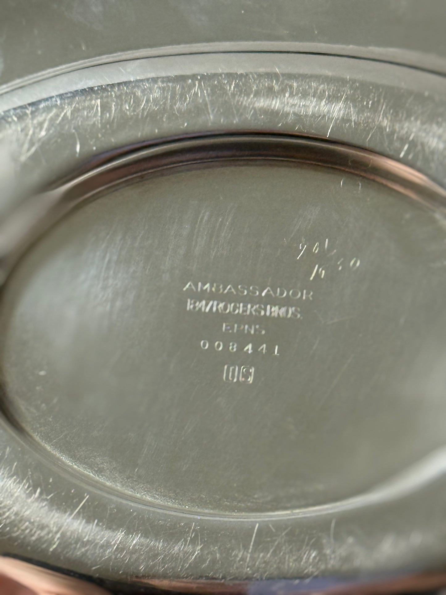 Vintage 1847 Rogers Bros. Silverplate Gravy Boat with Tray