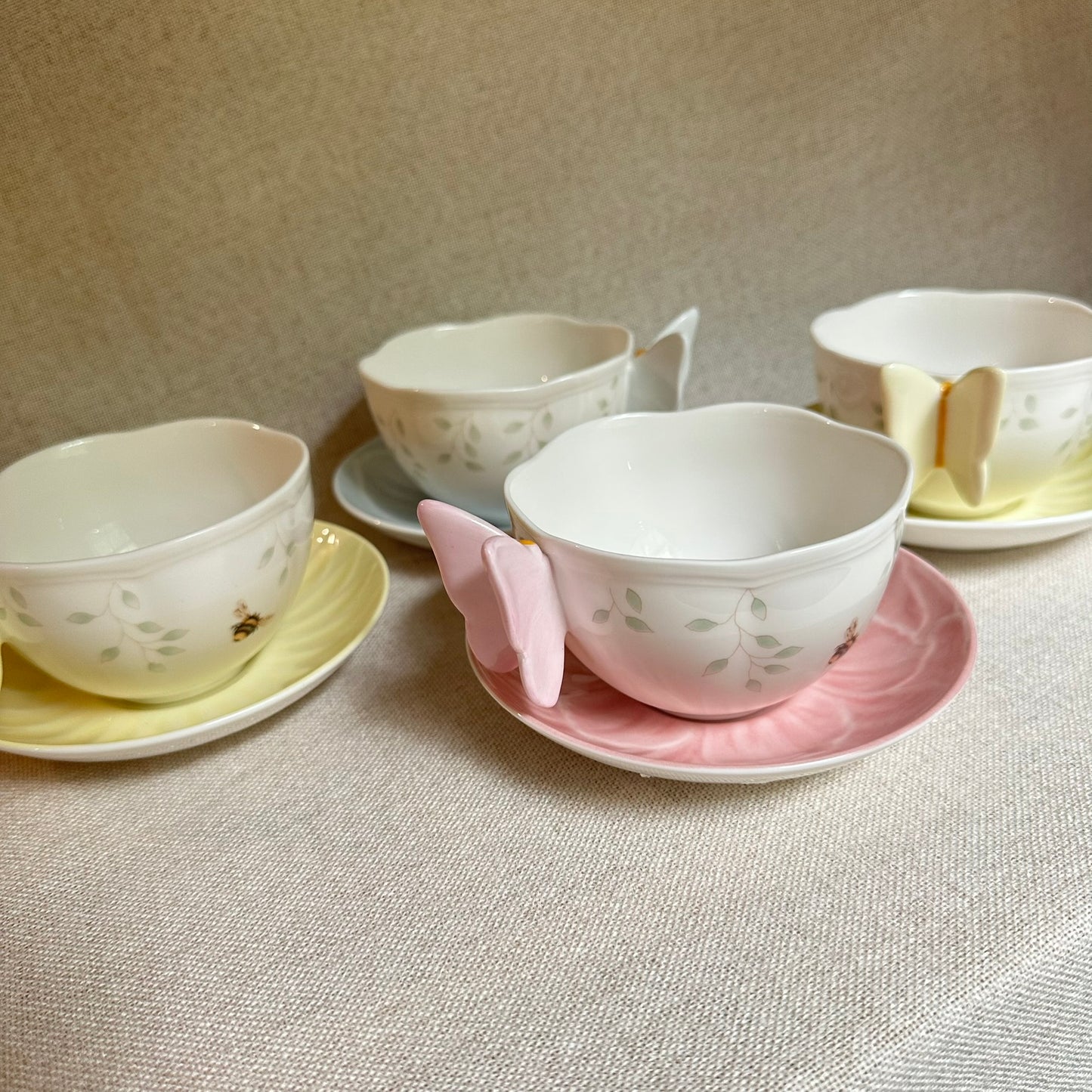 Lenox Butterfly Meadow Figural Butterfly Teacup & Saucer – Choose Your Color