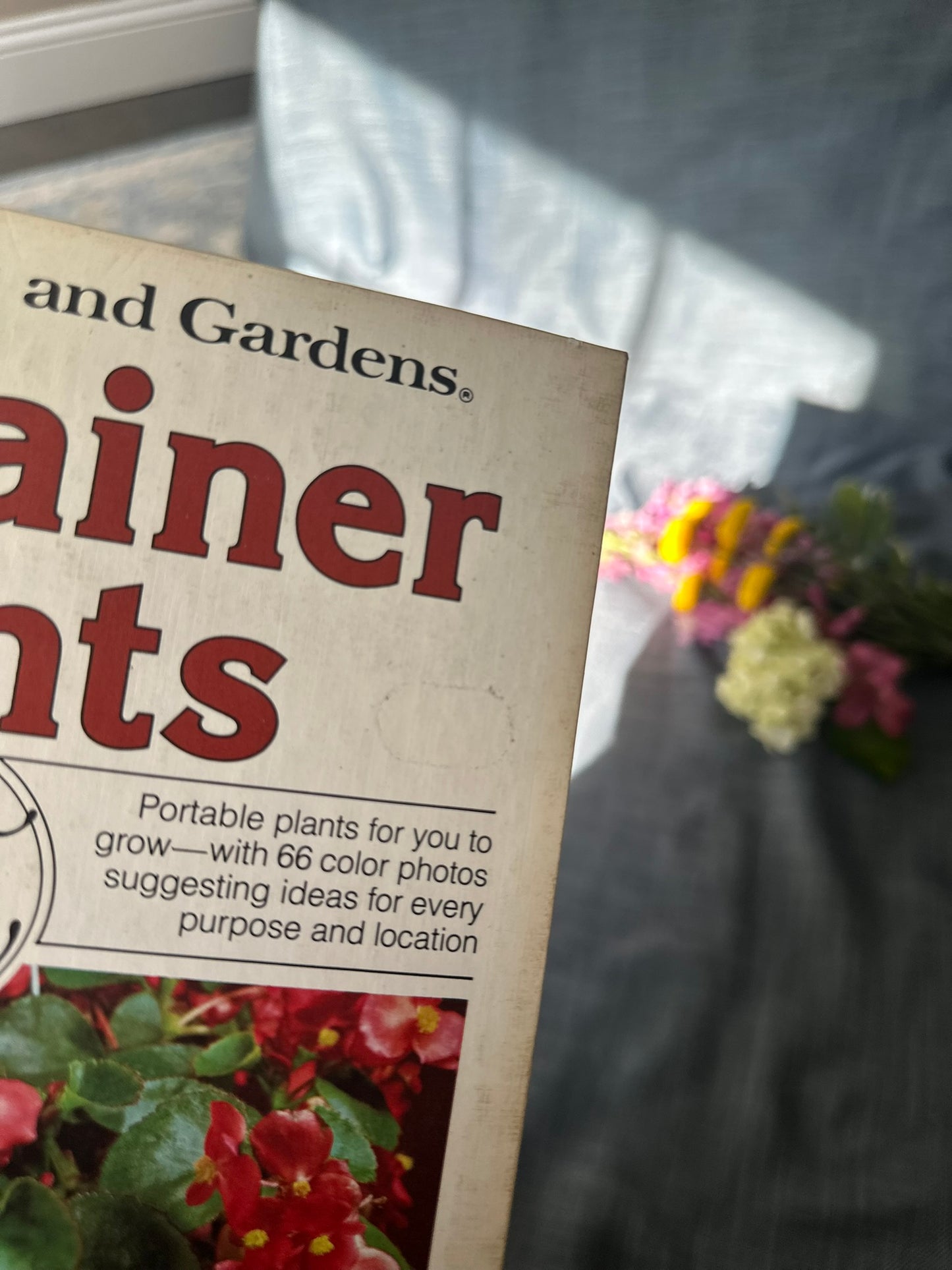 Better Homes and Gardens: Container Plants (1978 First Edition Hardcover)