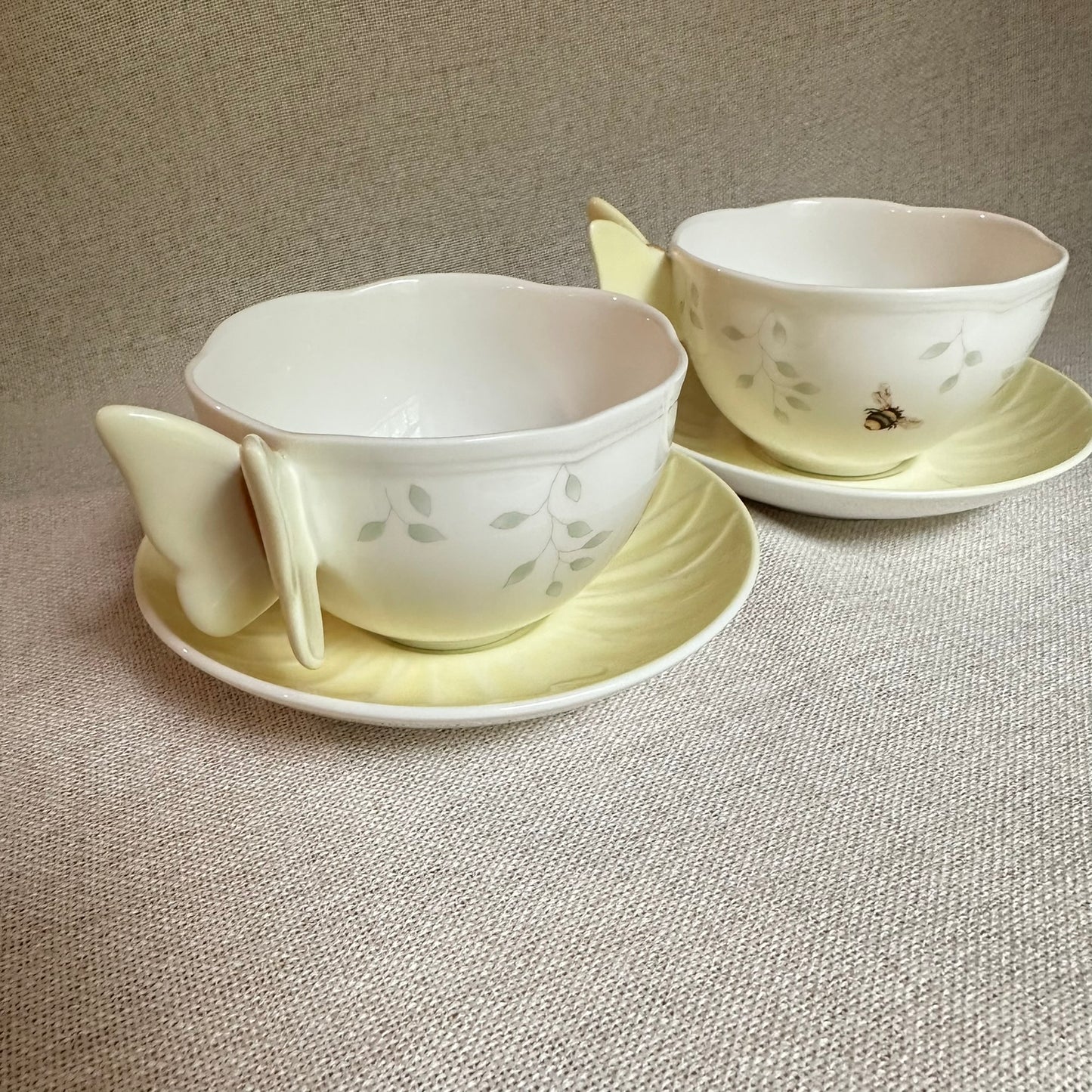 Lenox Butterfly Meadow Figural Butterfly Teacup & Saucer – Choose Your Color